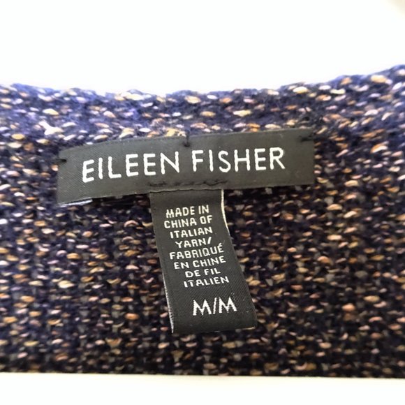 Eileen Fisher Wool Blend Open Cardigan - Picture 7 of 8